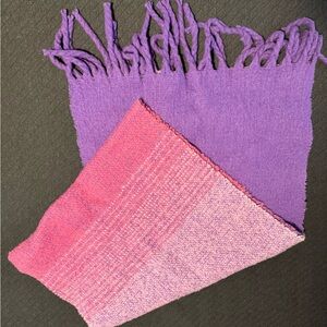 Matching Set!🧣Oversized Wool Purple Ombré Scarf + Purple Beret - & Other Stories